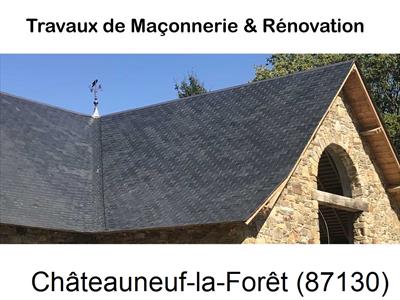 Département Haute-vienne, artisan maçon Châteauneuf-la-Forêt-87130