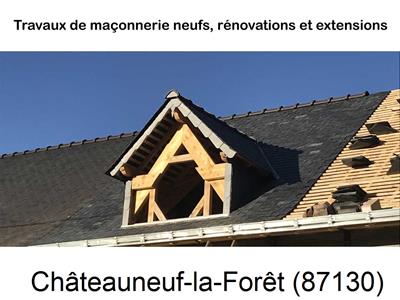 Maçonnerie en neuf à Châteauneuf-la-Forêt-87130