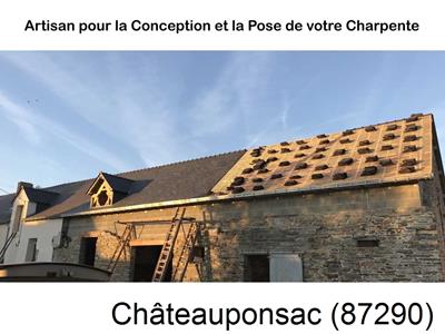 Rénovation charpente Châteauponsac-87290