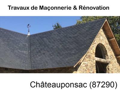 Département Haute-vienne, artisan maçon Châteauponsac-87290