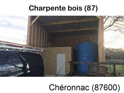 charpente traditionnelle à Chéronnac-87600