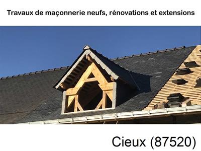 Maçonnerie en neuf à Cieux-87520