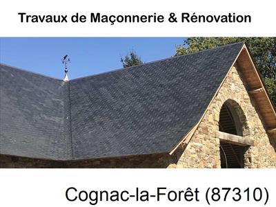 Département Haute-vienne, artisan maçon Cognac-la-Forêt-87310