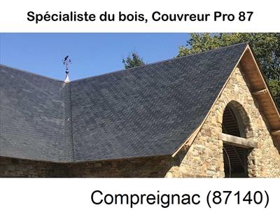 Photo d'une charpente Compreignac-87140