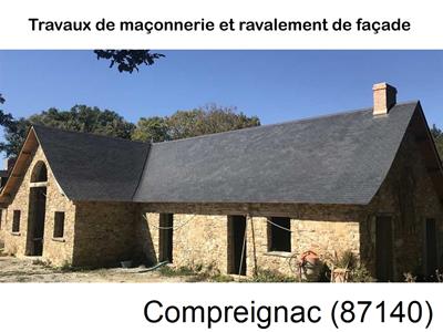 Maçon à proximité de Compreignac-87140