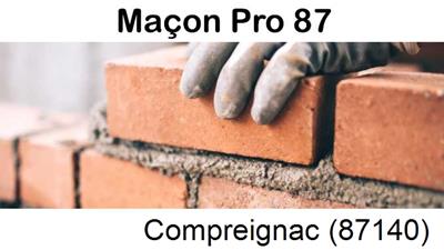 Rénovation maçonnerie à Compreignac-87140