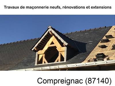 Maçonnerie en neuf à Compreignac-87140