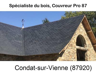 Photo d'une charpente Condat-sur-Vienne-87920