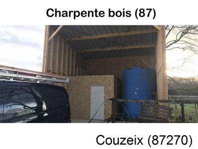 charpente traditionnelle à Couzeix-87270