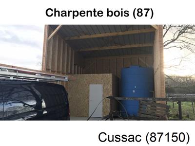 charpente traditionnelle à Cussac-87150