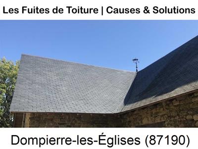 Travaux rénovation toiture à Dompierre-les-Églises-87190