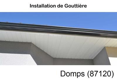 Entreprise de gouttière à Domps-87120