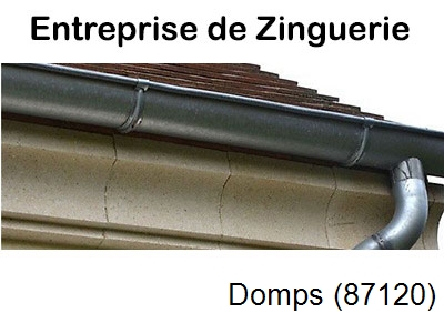 Bardage en zinc à Domps-87120