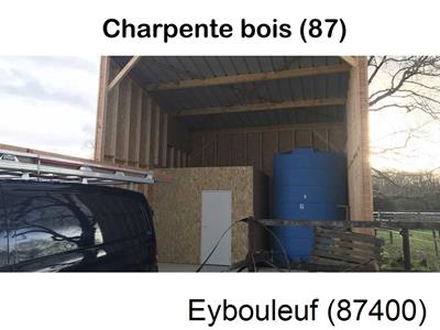 charpente traditionnelle à Eybouleuf-87400