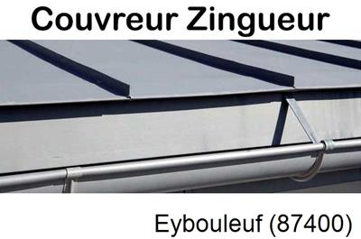 Photo toiture zinc Eybouleuf-87400