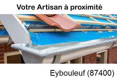 Toiture neuve en zinc Eybouleuf-87400