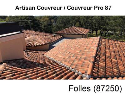 Votre couvreur dans le 87 pour la réparation de votre couverture à Folles-87250