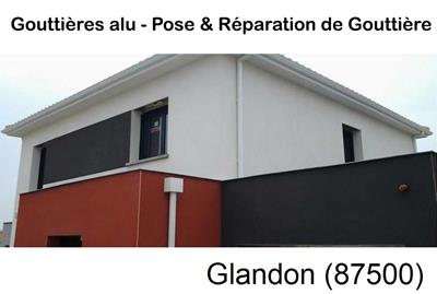 Pose gouttière en alu Glandon-87500