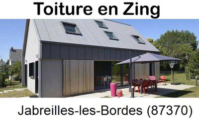 Couverture zing à Jabreilles-les-Bordes-87370