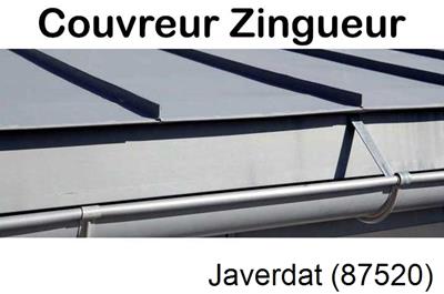 Photo toiture zinc Javerdat-87520