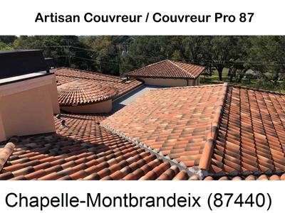 Artisan couvreur à la recherche d'une fuite La Croisille-sur-Briance-87130