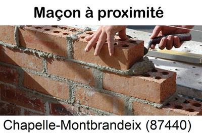 Entreprise de maçonnerie à La Chapelle-Montbrandeix-87440