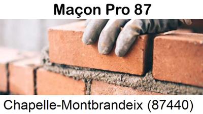 Rénovation maçonnerie à La Chapelle-Montbrandeix-87440