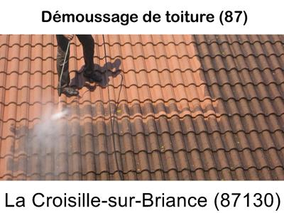 Toiture démoussage La Croisille-sur-Briance-87130