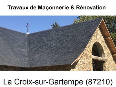 Département Haute-vienne, artisan maçon La Croix-sur-Gartempe-87210