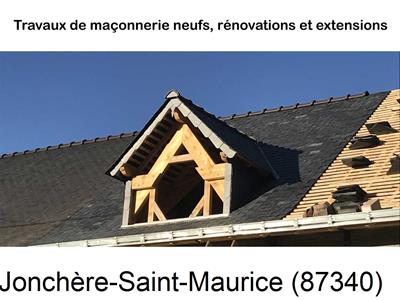 Maçonnerie en neuf à La Jonchère-Saint-Maurice-87340