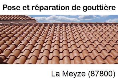 gouttière à La Meyze-87800