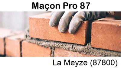 Rénovation maçonnerie à La Meyze-87800