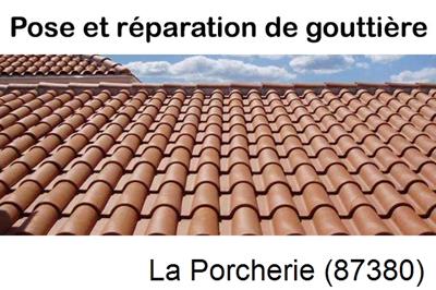 gouttière à La Porcherie-87380