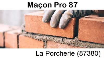 Rénovation maçonnerie à La Porcherie-87380