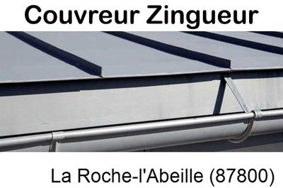 Photo toiture zinc La Roche-l'Abeille-87800