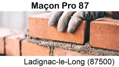 Rénovation maçonnerie à Ladignac-le-Long-87500