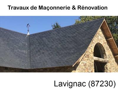 Département Haute-vienne, artisan maçon Lavignac-87230