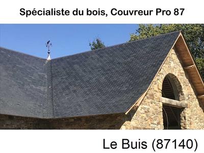 Photo d'une charpente Le Buis-87140