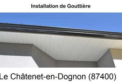 Entreprise de gouttière à Le Châtenet-en-Dognon-87400