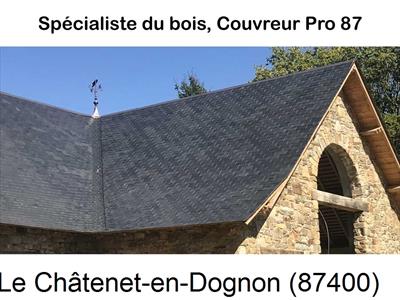 Photo d'une charpente Le Châtenet-en-Dognon-87400