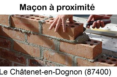 Entreprise de maçonnerie à Le Châtenet-en-Dognon-87400