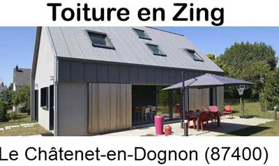 Couverture zing à Le Châtenet-en-Dognon-87400