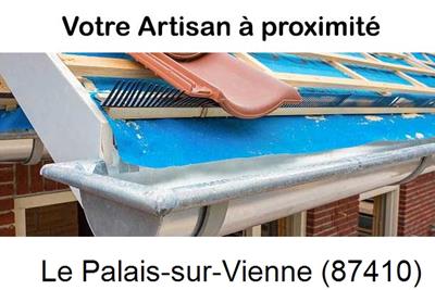 Toiture neuve en zinc Le Palais-sur-Vienne-87410