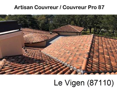 Votre couvreur dans le 87 pour la réparation de votre couverture à Le Vigen-87110