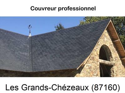 Artisan couvreur 87 Les Grands-Chézeaux-87160