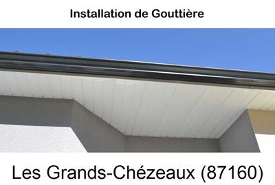 Entreprise de gouttière à Les Grands-Chézeaux-87160