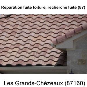 Votre couvreur pour la réparation des toits Les Grands-Chézeaux-87160