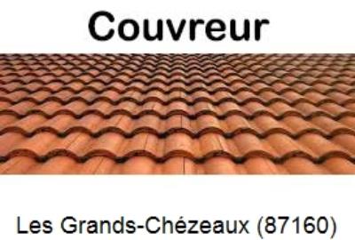 Toiture réparation à Les Grands-Chézeaux-87160