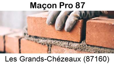 Rénovation maçonnerie à Les Grands-Chézeaux-87160