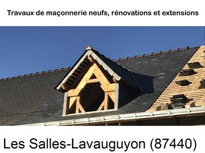 Maçonnerie en neuf à Les Salles-Lavauguyon-87440